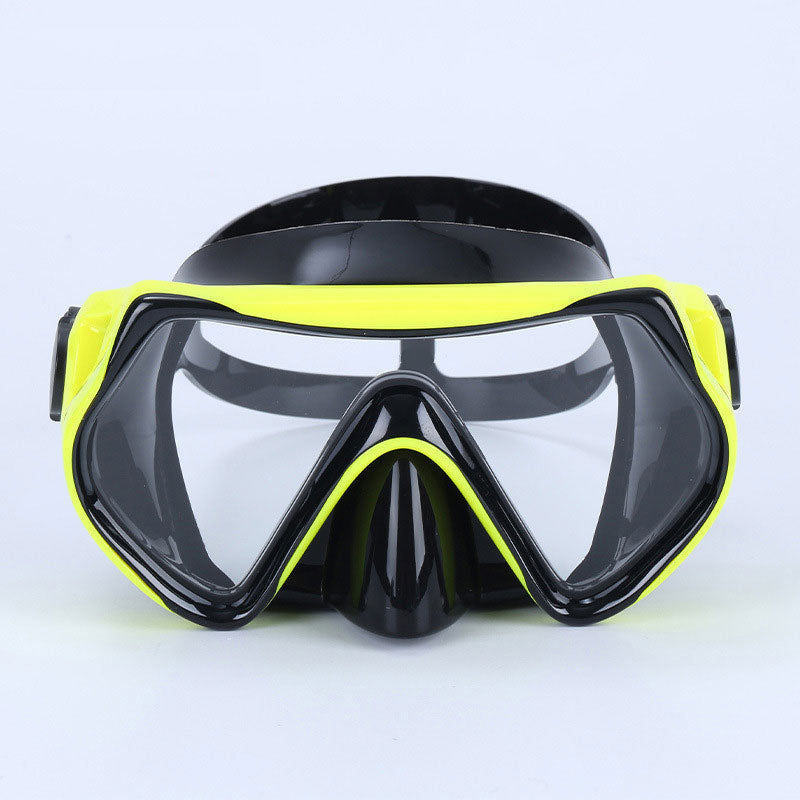 Diving Goggles Hd Translucent Large Frame Super Wide Field Of View Scuba Liquid Silicone Free Diving Goggles