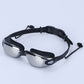 Racing swimming goggles, high-definition eye protection, electroplated anti-fog swimming goggles, adult universal earplug-free waterproof swimming goggles