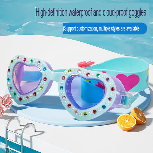 New Fashion Children's Swimming Glasses For Boys And Girls High-Definition Waterproof And Anti-Fog Goggles