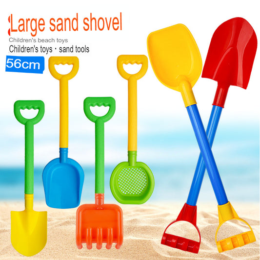 Beach toys large sand shovel children play in the water sand digging tools sand rake play snow shovel thickened plastic shovel