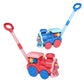 Children's hand-pushed small train bubble machine Douyin same style fully automatic music light bubble blowing toy street stall