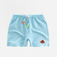 Kids Boys Shorts Cotton Summer Baby Shorts Children's  Boys Breathable Soft Loose Beach Short