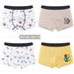 High Quality Children's Underwear for Kids Cartoon Cat Shorts Soft Cotton Underpants Boys Short