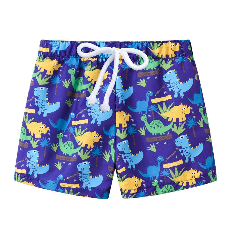 Kids Boys Summer Swim Shorts Baby Boys Fashion Printed Swimwear
