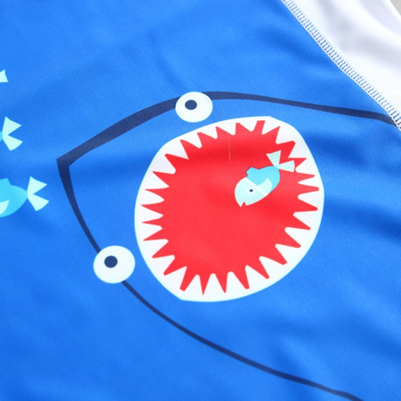 Kids Boys Swimwear Shark Dinosaur Beach UPF50 UV Protection Swimsuit