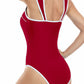 2024 new One-piece swimsuit for women sports skirt One-piece bikini swimsuit set.