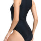 New one-piece swimsuit sleeveless vest sports women's swimwear swimsuit surfing suit