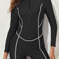 New one-piece swimsuit surfing suit wetsuit long-sleeved conservative women's swimsuit swimsuit bikini