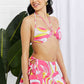 Women's Marina West Swim Disco Dive Bandeau Bikini and Skirt Set