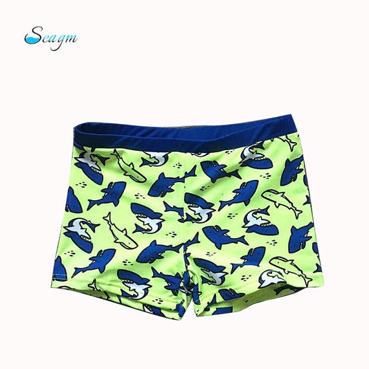 Kids Boys Print Swim Trunks Shorts 3 Colors Bandage Kids Swimsuit