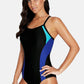 One Piece Women Sports Swimwear Black Color Beach Wear Training Bathing Suit