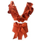 Women Bikini Set Orange Shoulder Ruffle Swimwear High Waist Swimsuit Push Up Bathing Suit Beachwear