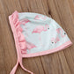 Baby Girls Bikini Set Flamingo Swimwear Bow Strap Swimsuit with Hat
