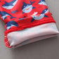 Boys Shark Printed Style Three Pieces Swimsuit with Hat