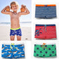 Kids Boys Summer  Swimming Trunks Striped Boxers Swimming Shorts Swimwear