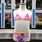 Two Piece Girls Swimsuit Cartoon Style Bikini Set Infant Girls  Beach Wear