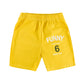 Kids Boys Cotton leisure pan Number Printed Shorts For Boys Girls  Beach Short