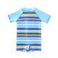 Baby Boy Swimwear One Piece Short Sleeve Summer Beachwear Swimsuit For Baby Boys