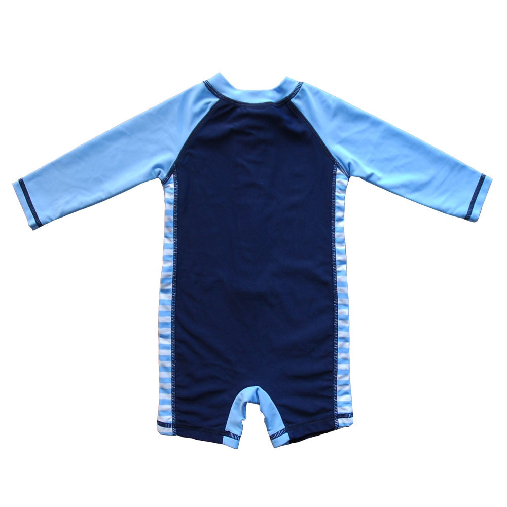 Baby Swimwear Long Sleeve Boy's  Beach Wear  One-piece Toddler Swimming Suit