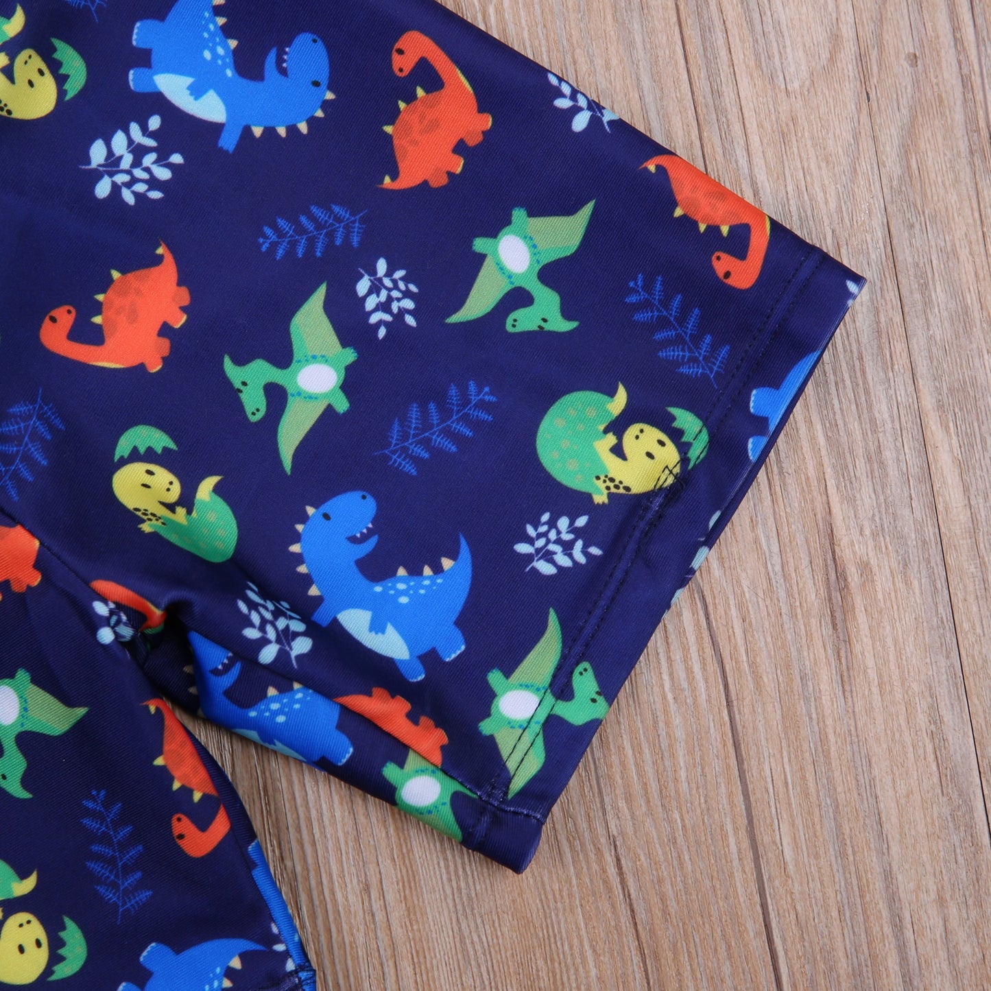 Kids Boy's Swimming Suits Dinosaur Printed Children Two Pieces Summer Swimsuits