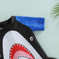 Baby Boys Swimwear 2023 Summer Holiday Shark Print Short Sleeve Romper Beachwear