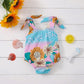 0-5Years Kids Baby Girl Swimsuit Bow Knotted Strappy Bathing Suit Cute Infant Baby Letter Flowers Printed Swimwear