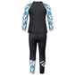 Kids Boys Swimsuit Mock Neck Long Sleeve Pattern Print Tops and Pants Swimming Suit