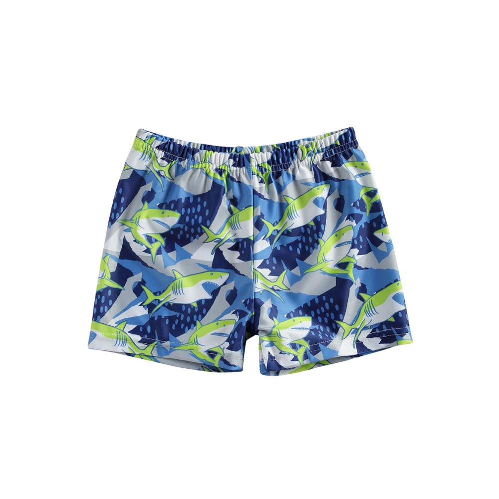 Kids Boy Swimming Shorts Animal Print Fast Dry Trunks Summer Beachwear
