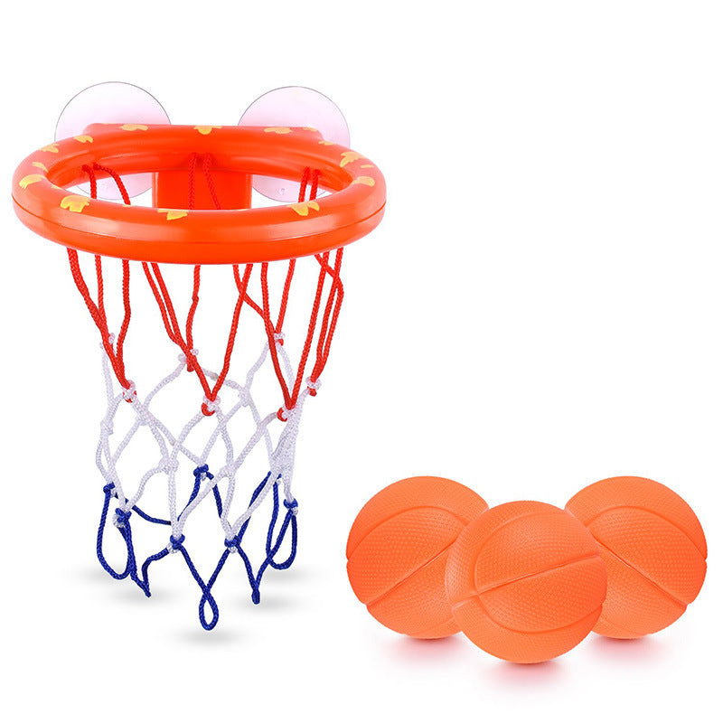 Water play basketball children's basketball stand bathroom toy baby suction cup indoor baby water toy