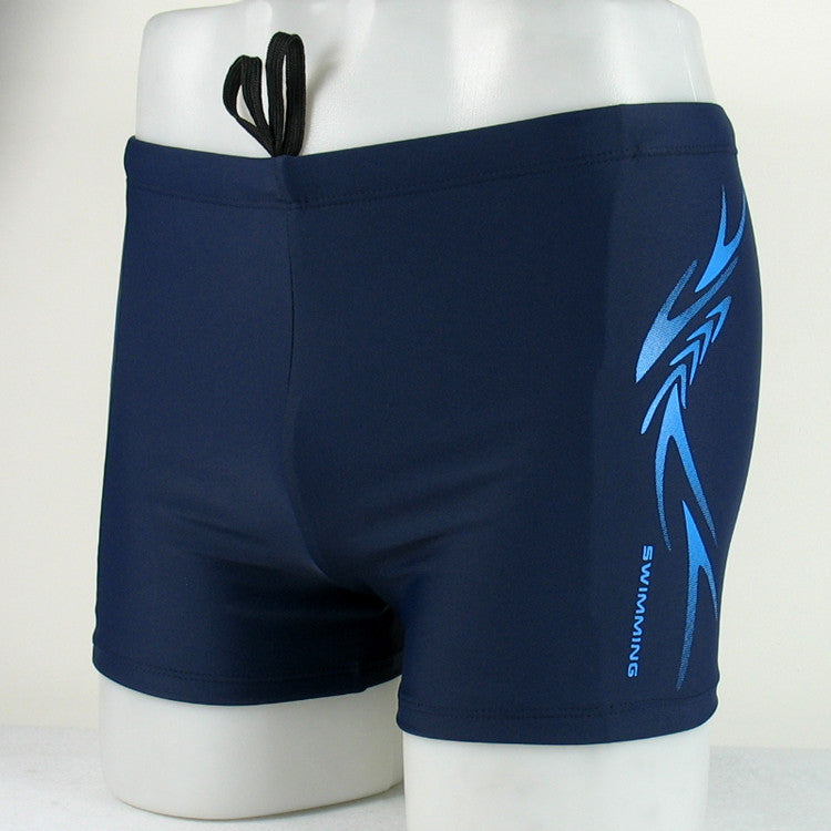 Men's boxer swimming trunks men's swimwear fashion printed pattern boxer swimming trunks