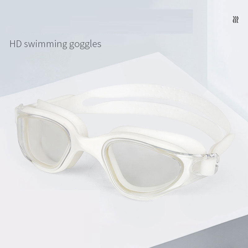 Carefully selected adult high definition anti-fog swimming goggles full frame large viewing angle swimming goggles silicone adjustable goggles