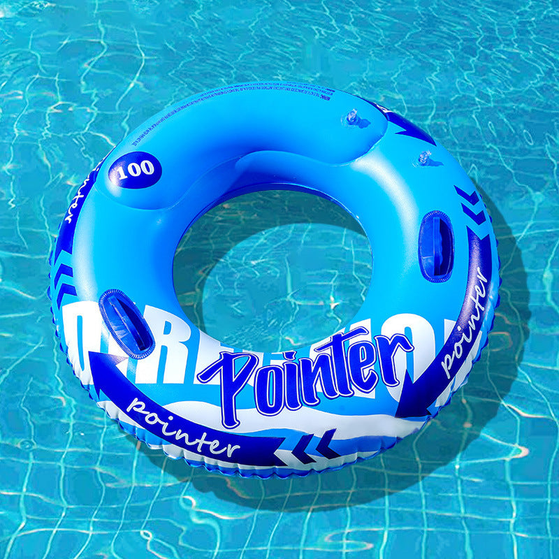 New double air bag swimming ring for adults thickened men and women Internet celebrity inflatable lifebuoy water park large swimming ring