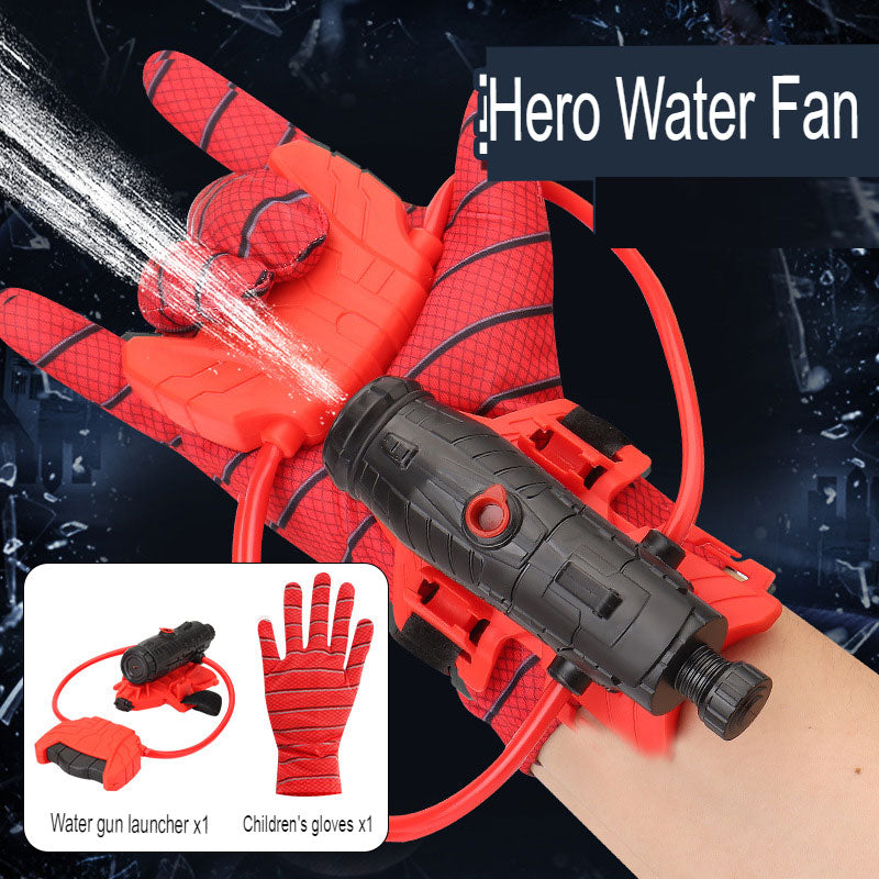 spider water gun launcher hero wearable wrist water gun press burst beach play