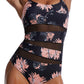 Jhonpeters Women Beautiful Printed Style Strap Neck Convenient One Piece Swimwear