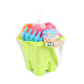 Beach toy set for children to play in the sand and water for babies to play with cassia shovel tools castle bucket