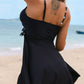Women Stylish One Piece Beautiful Skirt Styled Smooth Swimwear - WSW96875