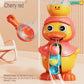 Baby bathroom bath and water toys cartoon animal bathing and turning water wheel toys