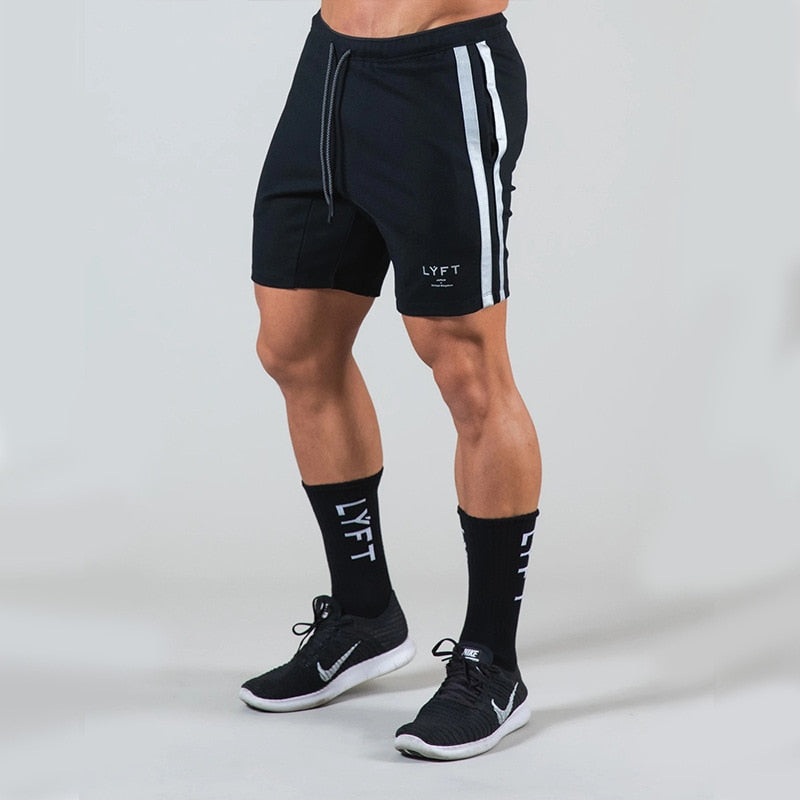 Men's Fashion Sports Fitness Shorts Summer Running Training Breathable Stretch Quick-drying Exercise Fitness Casual Shorts