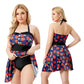 New Women Swimwear Two Pieces Swimsuit Plus Larges Swimming Bathing Suits
