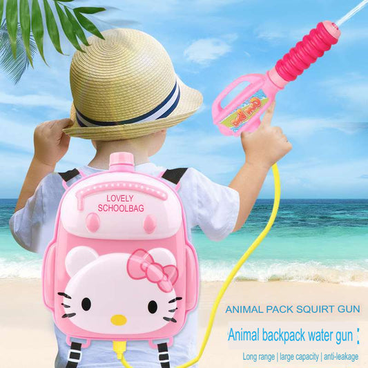 Children's large-capacity water gun toy Katie KT cat pull-out water spray artifact beach play for boys and girls to have water fights