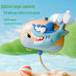2024 New Cartoon Children's Backpack Pull-Out Water Gun Summer Beach Toy Street Shark Spraying Water