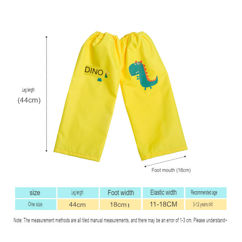 children's waterproof pants covers for men and women cartoon breathable skin-friendly baby cute rainproof leg covers