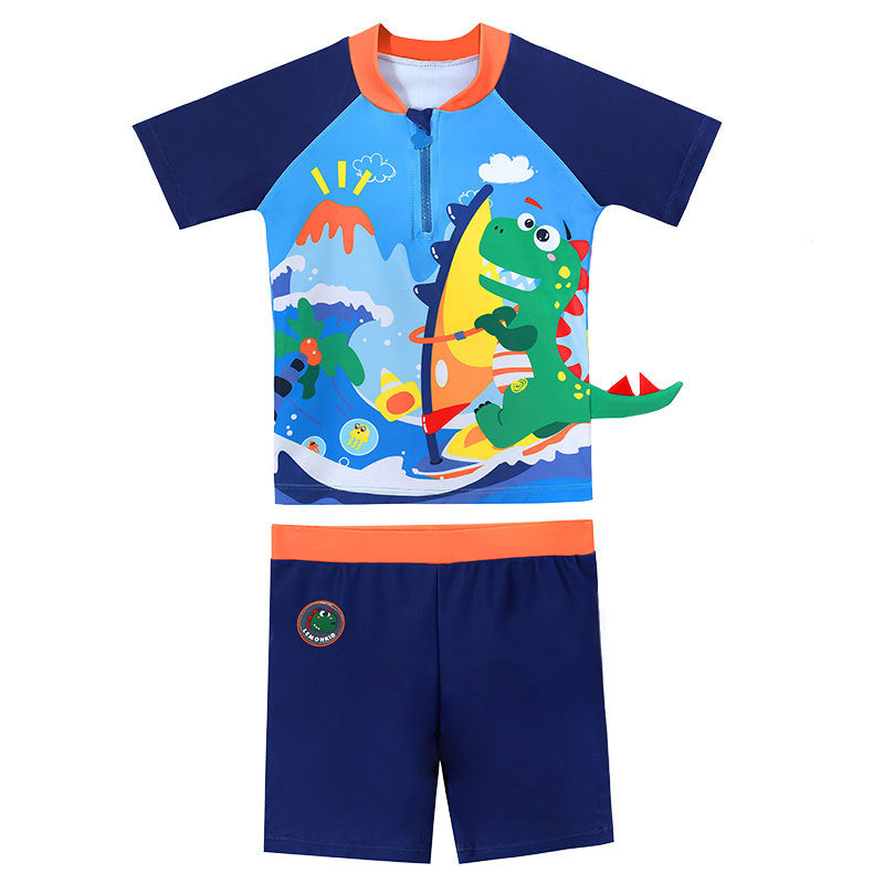 baby summer swimsuit for boys children's sun protection split swimsuit and swimming trunks
