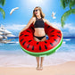 watermelon ring new PVC inflatable watermelon swimming ring adult fruit pattern swimming ring