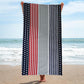 Microfiber large size rectangular material guarantee beach towel bath towel