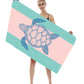 Microfiber large size rectangular material guarantee beach towel bath towel