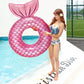 inflatable mermaid swimming ring thickened PVC adult lifebuoy water sports swimming ring