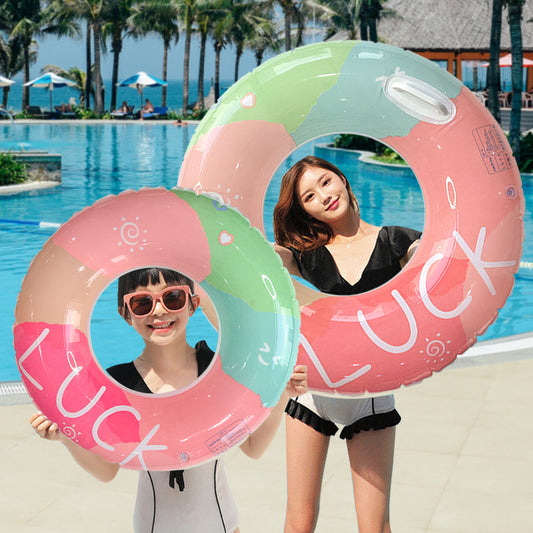 New Internet celebrity sequined starry sky swimming ring outdoor swimming lifebuoy adult thickened swimming ring spot
