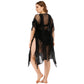 New Women Plus size Beach Dress Cover Up Large big Black Swimsuit Bikini  Beachwear