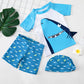 Baby Swimsuit Long Sleeves Boys Swimwear UPF50 UV Protection Summer Swimming Wear